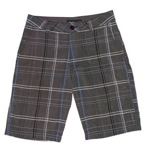 O’Neill plaid pinstripe shorts